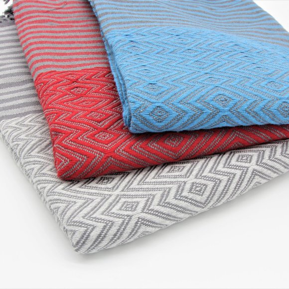 Bath Turkish Towel / Pool Beach Multipurpose Peshtemal Blue - Picture 1 of 9